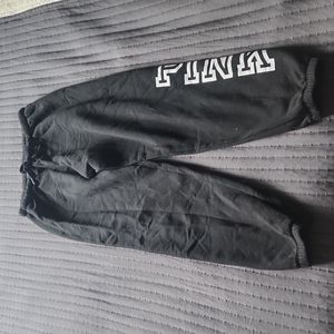 COPY - PINK black sweats